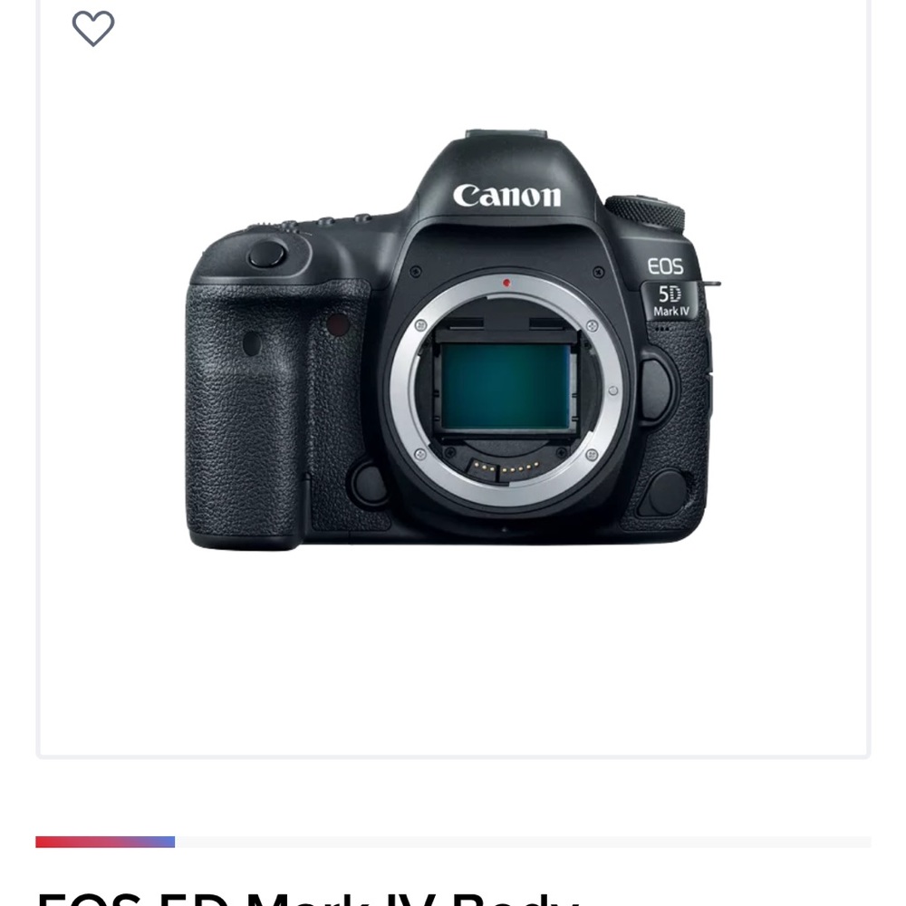 Canon mark iv 5D (body only)